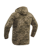 Куртка тактична зимова на блискавці з капюшоном S gaubica pixel - зображення 6