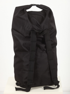 Тактический рюкзак-баул 45 литров Черный Oxford 600D Flat MELGO влагозащитный вещевой мешок - изображение 6