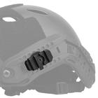 Рельсы крепление на каску шлем + 2 поворотные планки Пикатинни 360°, Black (15011-R) - изображение 5