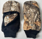 Перчатки-варежки зимові теплі флісові на застьожках - изображение 6