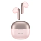 Беспроводные наушники Bluetooth гарнитура с микрофоном USAMS TWS Earbuds XH09 |BT5.1, 35/300mAh, 5.5h|pink