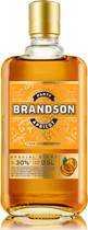 Напиток алкогольный крепкий Brandson Зажигательный Абрикос 0.5 л 30% (4820182221613)