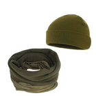 Набір Балаклава mil-tec з флісом та M-Tac шапка тонка в'язкая Olive L/XL - зображення 2