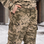 Военные штаны на флисе Grifon пиксель 52 размер - изображение 5