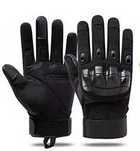 Перчатки тактические защитные с закрытыми пальцами черный сенсорные розмір L - изображение 1