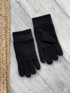 Мужские флисовые утепленные перчатки черные VanchoMade - изображение 2
