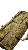 Сумка - баул - рюкзак тактический военный 80л, ЗСУ пиксель - изображение 4