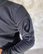 Армейская Кофта флисовая VOGEL карманы на рукавах Цвет черный 2XL - изображение 5