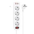 Подовжувач мережевий HOCO Aura 4-bit extension cable socket fast charge NS1 |