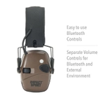 Наушники активные тактические шумоподавляющие защитные Howard Leight Impact Sport Bluetooth Dark Earth R-02549 - изображение 4