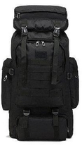 Рюкзак тактический L01 70 л, черный - изображение 1