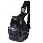 Тактична військова сумка рюкзак OXFORD 600D Black Python - зображення 2