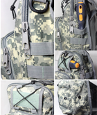 Тактична військова сумка рюкзак OXFORD 600D Black Python - зображення 5