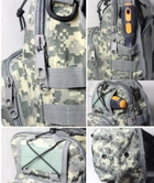 Тактическая военная сумка рюкзак OXFORD 600D Coyote - изображение 4