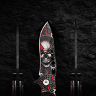 Тактический карманный нож Azrael OD215 black with red - изображение 7