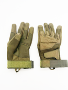 Перчатки тактические полнопалые (пара), утепленные на флисе, размер ХL, цвет олива - изображение 4