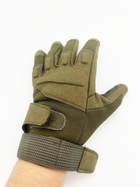 Перчатки тактические полнопалые (пара), утепленные на флисе, размер ХL, цвет олива - изображение 5