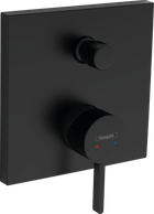 Смеситель скрытого монтажа Hansgrohe Finoris 76415670 черный матовый