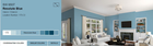 Тонована фарба DV Avalon Flat Enamel акрил-латексна глибокоматова colorpaint (SW 6507 Resolute Blue)