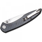 Нож складной карманный с фиксацией Liner Lock CJRB J1905-CF CF black 213 мм - изображение 2