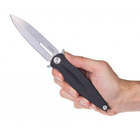 Нож складной карманный с фиксацией Liner Lock Acta Non Verba ANVZ400-004 Z400 Sleipner Black 230 мм - изображение 6