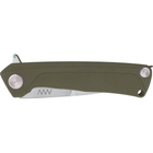 Нож складной карманный с фиксацией Liner Lock Acta Non Verba ANVZ100-013 Z100 Mk.II Liner Lock Olive 205 мм - изображение 5