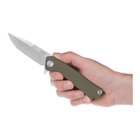 Нож складной карманный с фиксацией Liner Lock Acta Non Verba ANVZ100-013 Z100 Mk.II Liner Lock Olive 205 мм - изображение 6