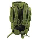 Рюкзак тактический AOKALI Outdoor A21 Green армейская сумка 65L LOZ - изображение 3