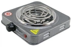 Электроплита спиральная Domotec MS-5801, 1 спираль, серая