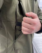 Куртка тактична Softshell Оливкова тепла зимова куртка для військових софтшелл 3XL - зображення 5