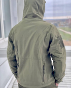 Куртка тактическая Softshell Оливковая теплая куртка для военных софтшелл L - изображение 6