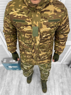 Тактична зимова тепла військова куртка - бушлат, Камуфляж: Мультикам, Розмір: L - зображення 2