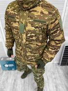 Тактическая зимняя теплая военная куртка - бушлат, Камуфляж: Мультикам, Размер: XL - изображение 1