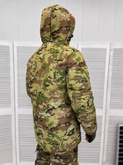 Тактическая теплая зимняя военная куртка бушлат, Камуфляж: Мультикам, Размер: XXL - изображение 3