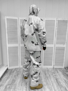 Тактичний костюм для маскування, Камуфляж: Зимовий Білий, Розмір: Універсальний - зображення 2