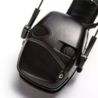 Активные наушники стрелковые с креплением на шлем каску ProTac Plus Black (12795kr) - изображение 8