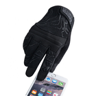 Перчатки тактические FG FQTACMI005 Черный XL полнопалые с сенсорными нашивками для смартфона + защита на костяшки - изображение 4