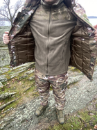 Тактична зимова форма Soft Shell (куртка+штани) -30°C, костюм тактичний зимовий Multicam(Туреччина) XXXL - изображение 6