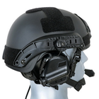 Наушники для стрельбы активные с гарнитурой на шлем, каску Earmor M32H Black (15026) - изображение 9