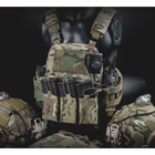 Плитоноска-тактический военный жилет с подсумками Fast и расширенными задними панелями WoSport Cordura 500D Multicam FCPCV5ZSBXF - изображение 1