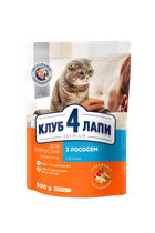 Корм Club 4 Paws для дорослих кішок з лососем