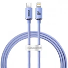Кабель для быстрой зарядки Baseus Crystal Shine Series Type-c to Lightning |1.2m, 20W| Purple
