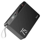 Зовнішній акумулятор повербанк Power Bank HOCO J94 75000mAh | 3USB/1Type-C, PD/QC, 3A/22.5W | black із швидкою зарядкою