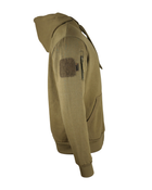 Кофта худи военная тактическая KOMBAT UK мужская с липучками под шевроны Spec-Ops Hoodie койот L TR_kb-soh-coy-l - изображение 3