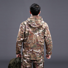 Тактична куртка Pave Hawk PLY-6 Camouflage CP 2XL чоловіча з каптуром та кишенями ззаду taktical - зображення 3