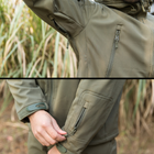 Тактична куртка Pave Hawk PLY-6 Green (5XL) осінньо-зимова з капюшоном на затяжках taktical - зображення 7