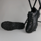 Кросівки зимові тактичні. Натуральна чорна гладка шкіра. Трекінгове взуття. Розмір 45 - зображення 4
