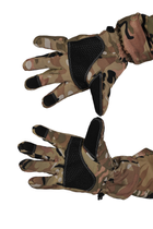 Тактические перчатки с пальцами SoftShell Мультикам M - изображение 7