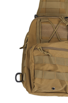 Тактическая сумка универсальная через плече 6л Койот - изображение 3