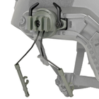 Крепление адаптер для установки наушников на шлем каску для Walkers, Peltor и Earmor с планкой Пикатинни, Green (15032) - изображение 4